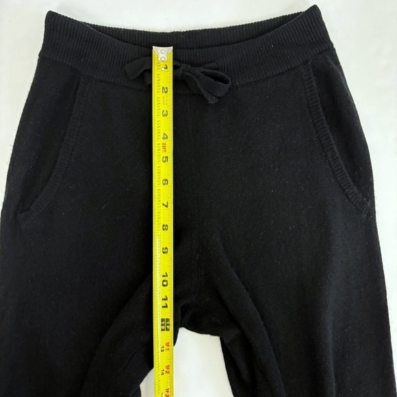 Weekend Stories Journee Recycled Cashmere Jogger in Black Size XXS - Picture 10 of 11